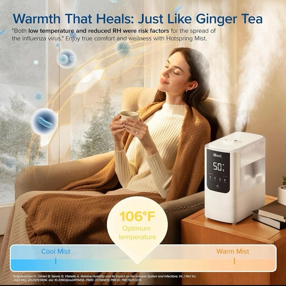 White Humidifier with Smart Control - Picture 2 of 8